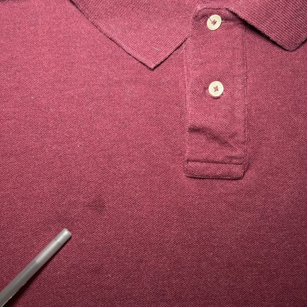 Polo Ralph Lauren Men's Short Sleeve Burgundy Shirt Navy Pony SZ XXL Classic Fit